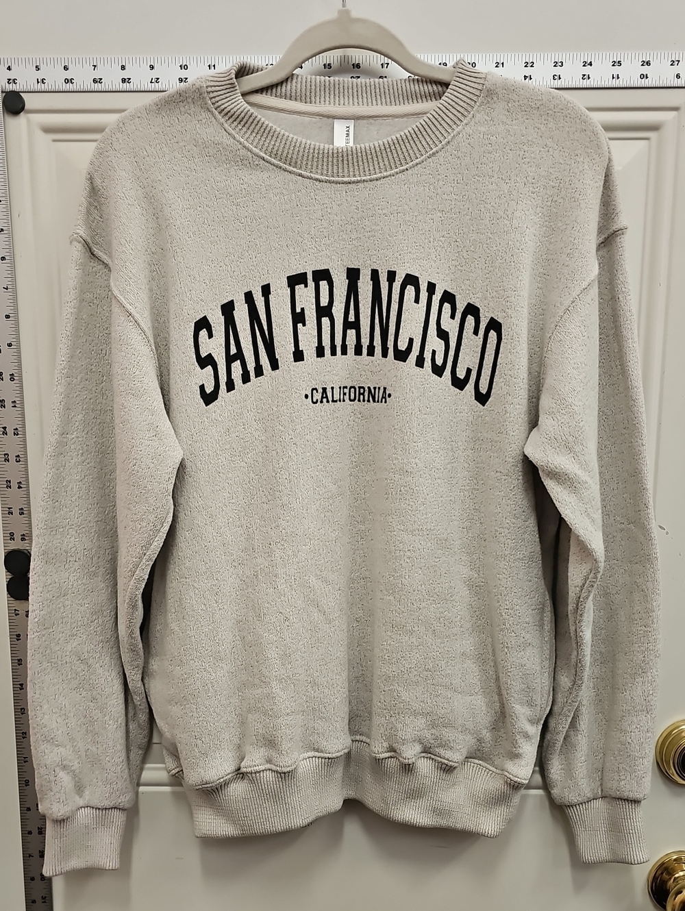 San Francisco Graphic Crewneck Sweatshirt - Beige